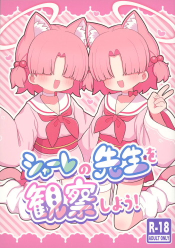 (C104) [Kemomimi-chanya (Naga U)] Schale no  Sensei o Kansatsu Shiyou!  (Blue Archive) cover
