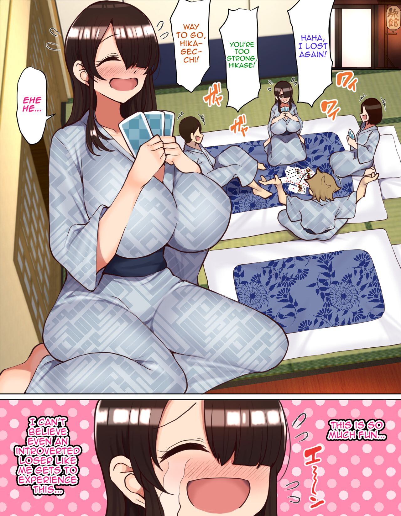 Shuugaku Ryokou de YouCha to Onaji Group ni Nacchatta Mekakure InCha-chan page 4 full