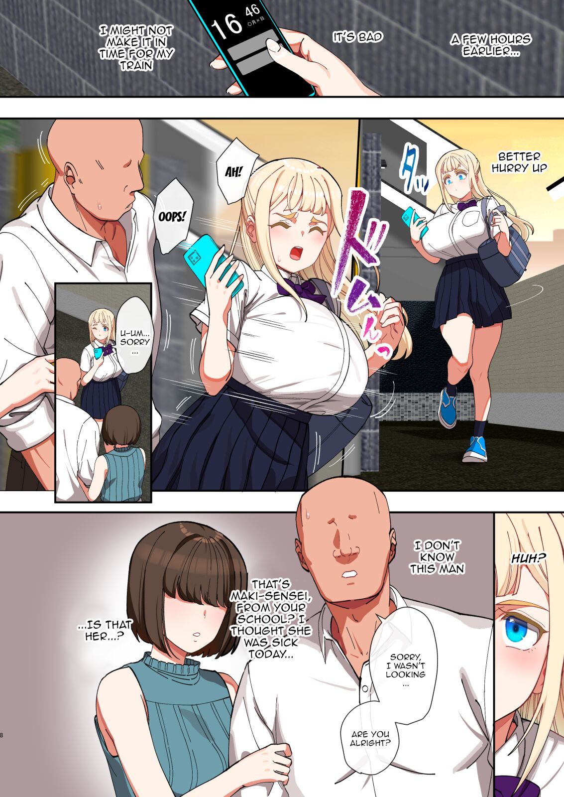 Saimin Ochi Kinpatsu Bakunyuu Seitokaichou wa Semen ga Daisuki | The Hypnotized Blonde Student Council President Loves Semen page 7 full