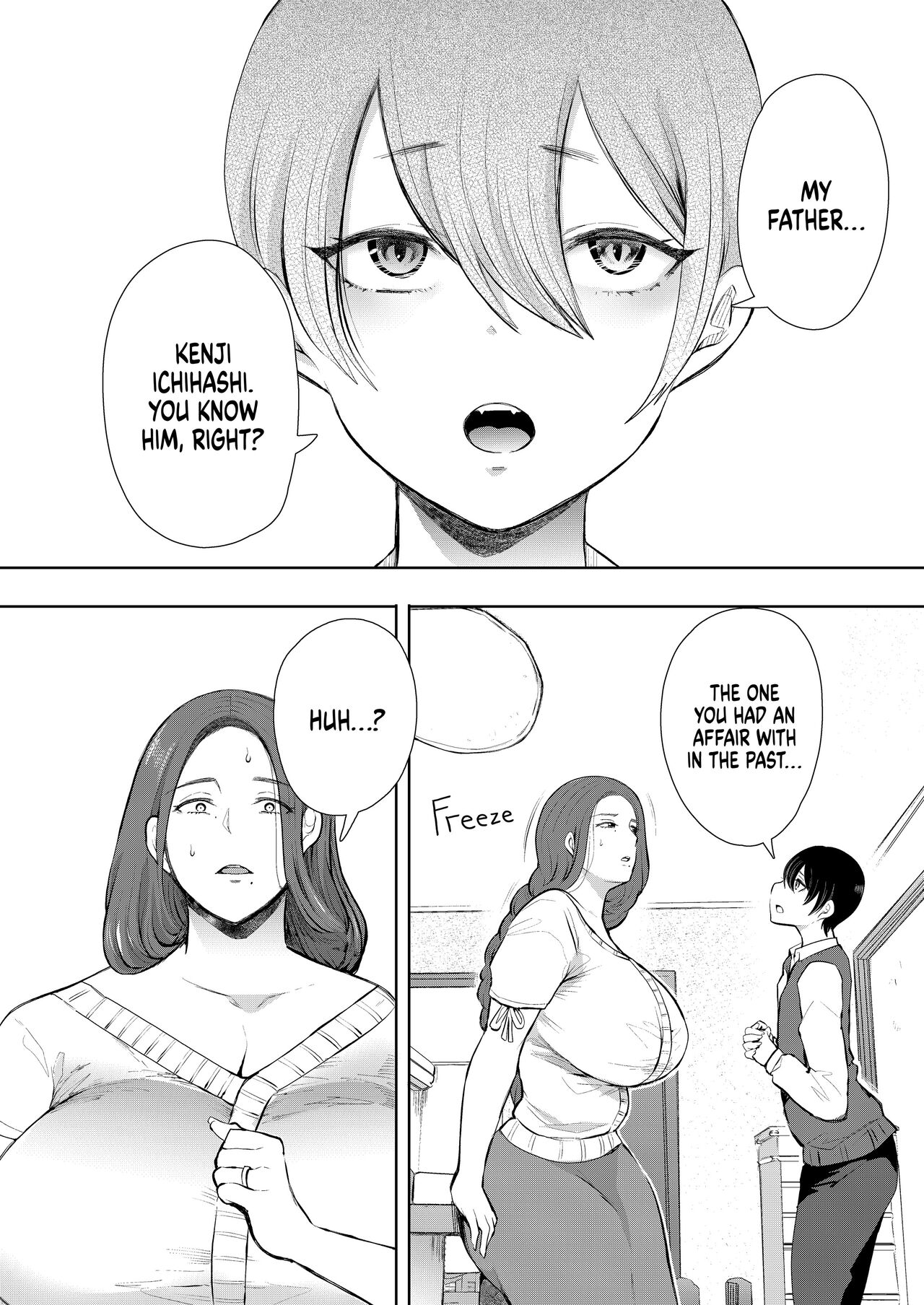 Mukashi no Uwaki Aite no Ko ga Jitsu wa Watashi no Musuko no Doukyuusei de page 12 full