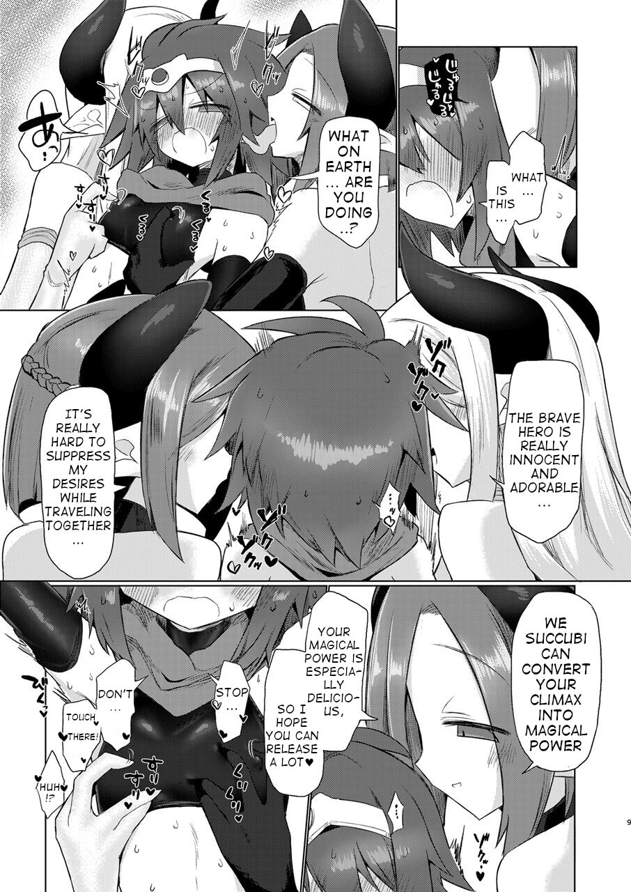 Onna Inma Nanode Onna Yuusha-sama Osoi Masu!! page 8 full