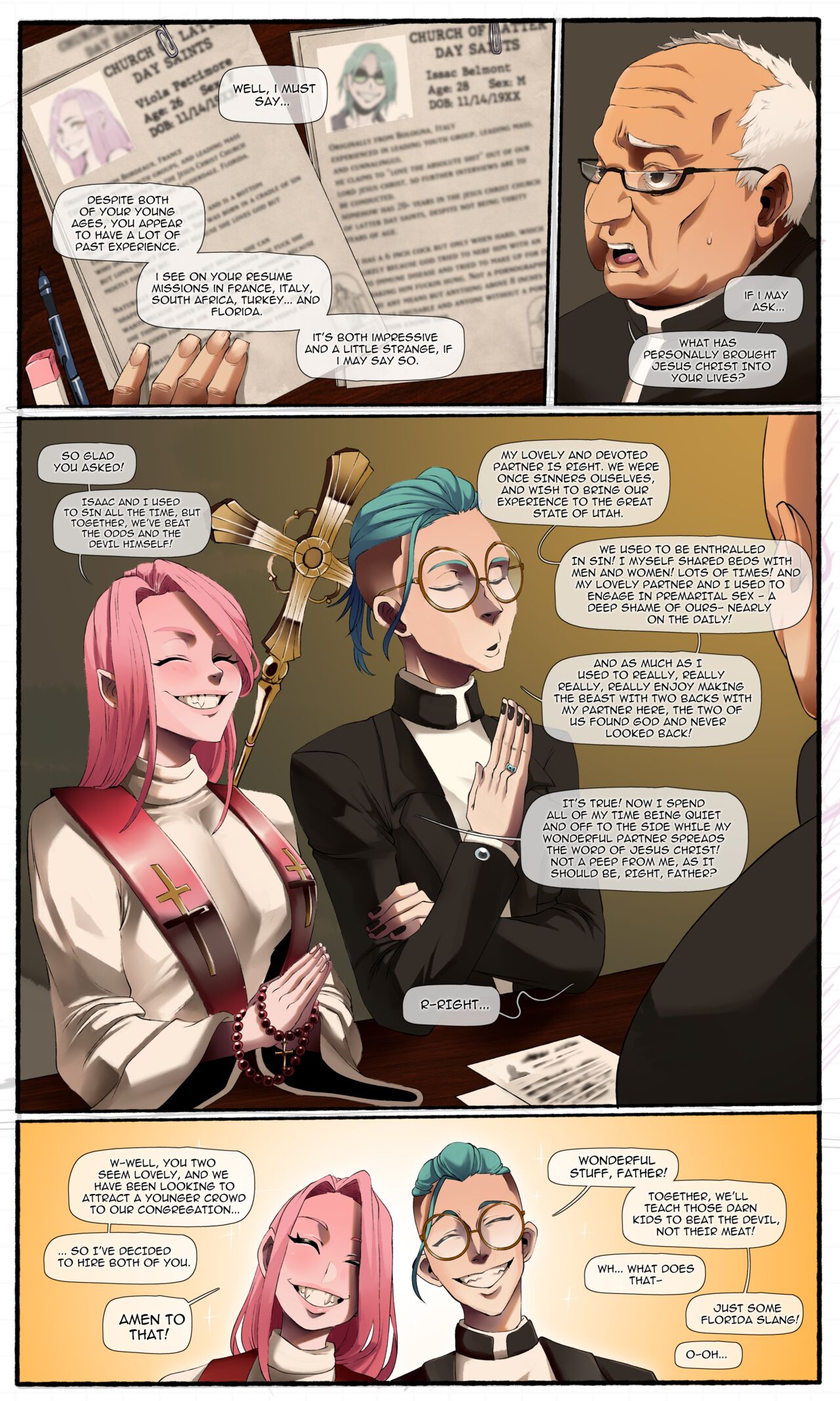 Vi And Izzy Find Jesus🙏✨ page 1 full