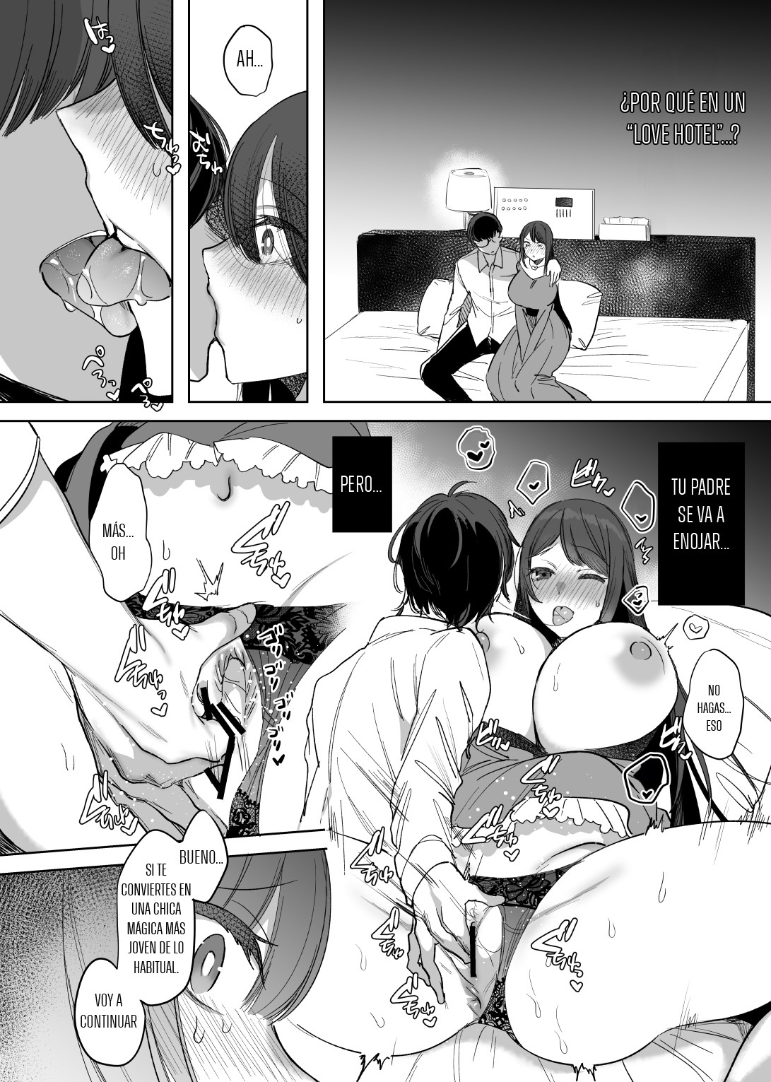 Hahaoya Mahou Shoujo Loli-ka NTR Manga page 4 full