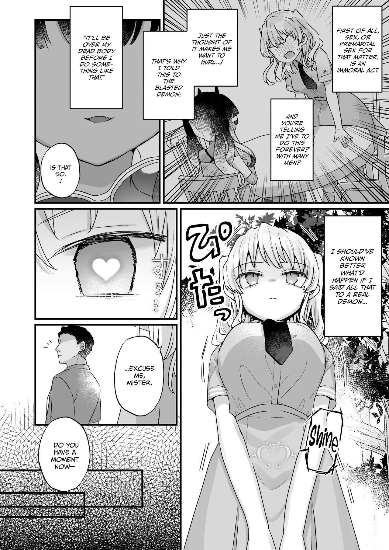 Naritakunai noni Succubus ni Natte Shimatta Honda-san | Ms. Honda Became A Succubus Even Though She Didn't Want To page 7 full