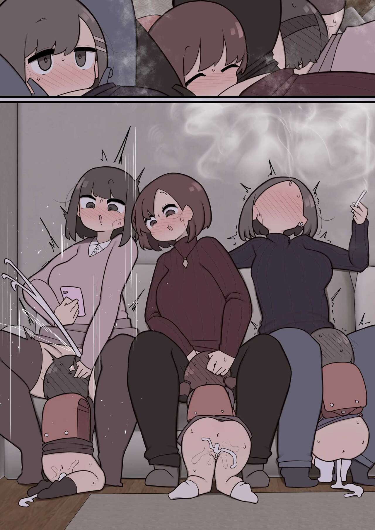 Musume to Musume no Tomodachi to Ecchi Shichaimashita 2 | Tuve Sexo con mi Hija y su Amiga Parte 2 page 12 full