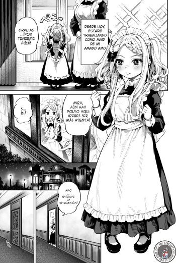 [Ooban Yaki] Onaho-kei no Loli Maid [Spanish] [Alejo traducciones] cover