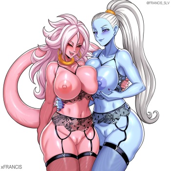 [FrancisSLV] Majin Android 21 x Vados (Dragon Ball Super) cover
