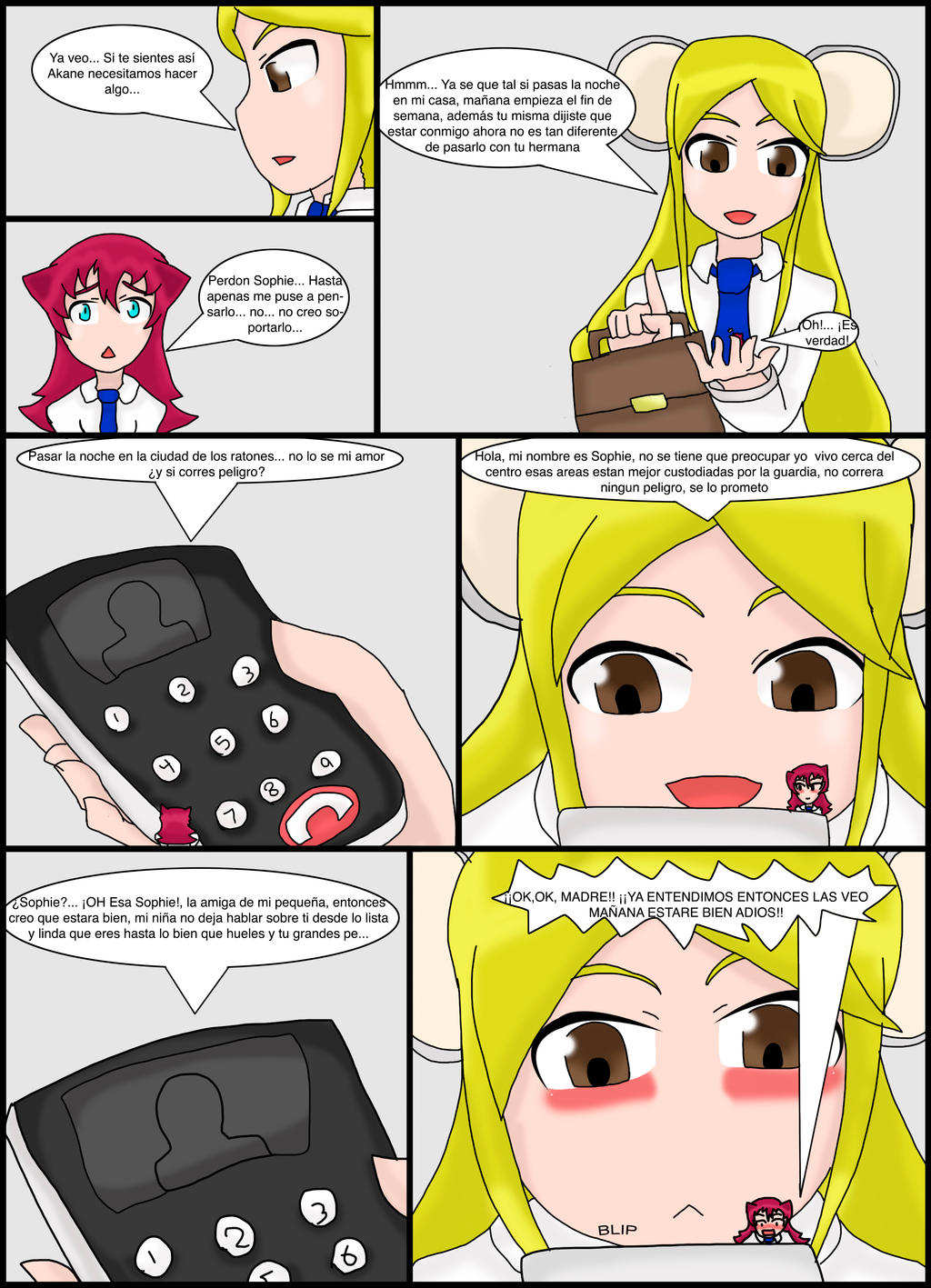 Hermanas Neko: Una Noche curiosa page 8 full