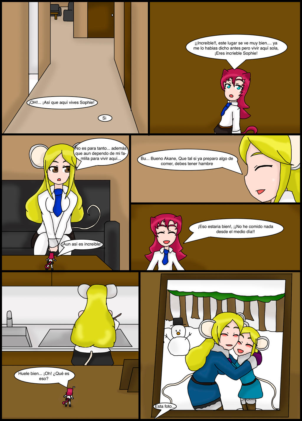 Hermanas Neko: Una Noche curiosa page 9 full