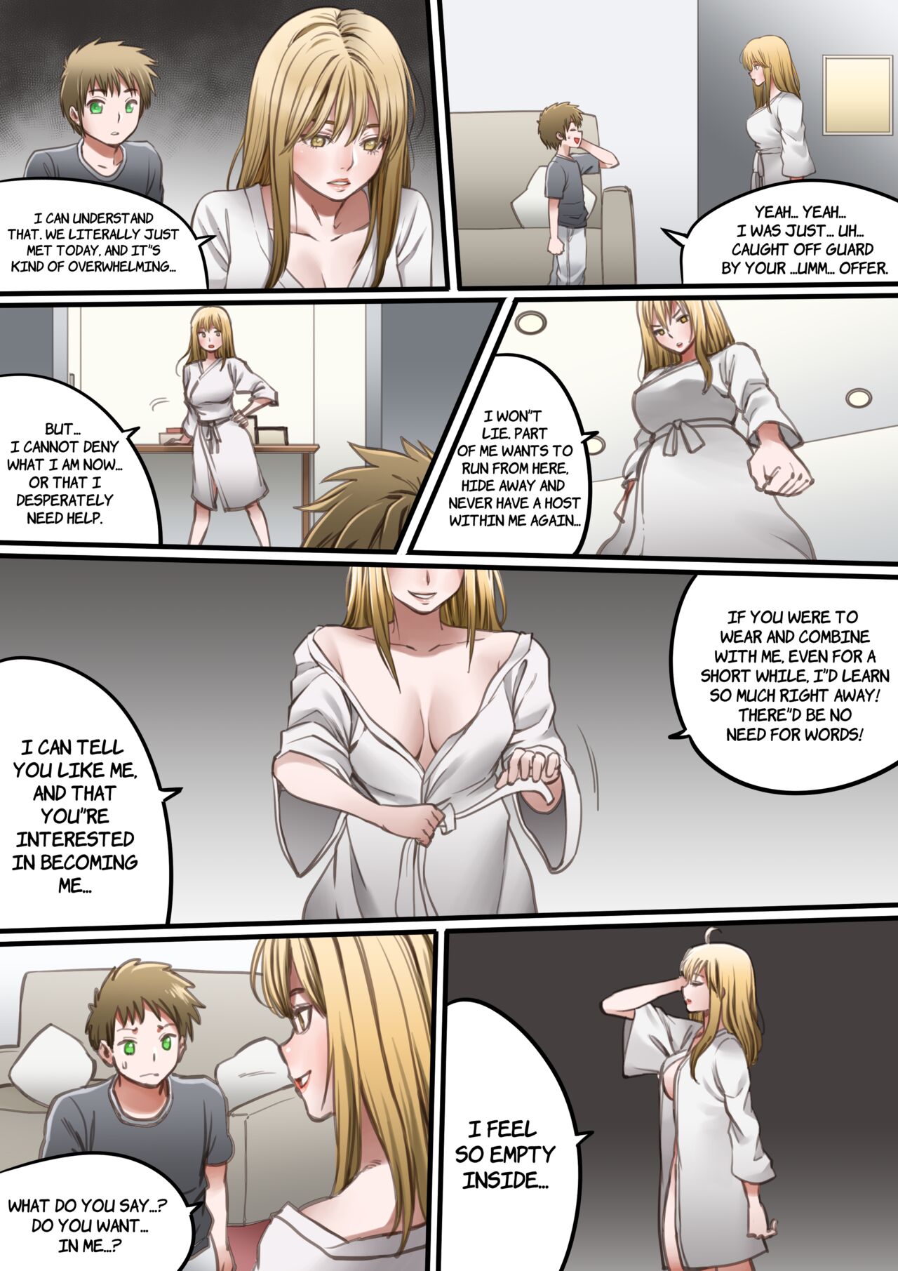 "Forgotten" - Precursor Tale - Complete 30 Page Manga - Kawamono/Skinsuit/Living Suit page 11 full