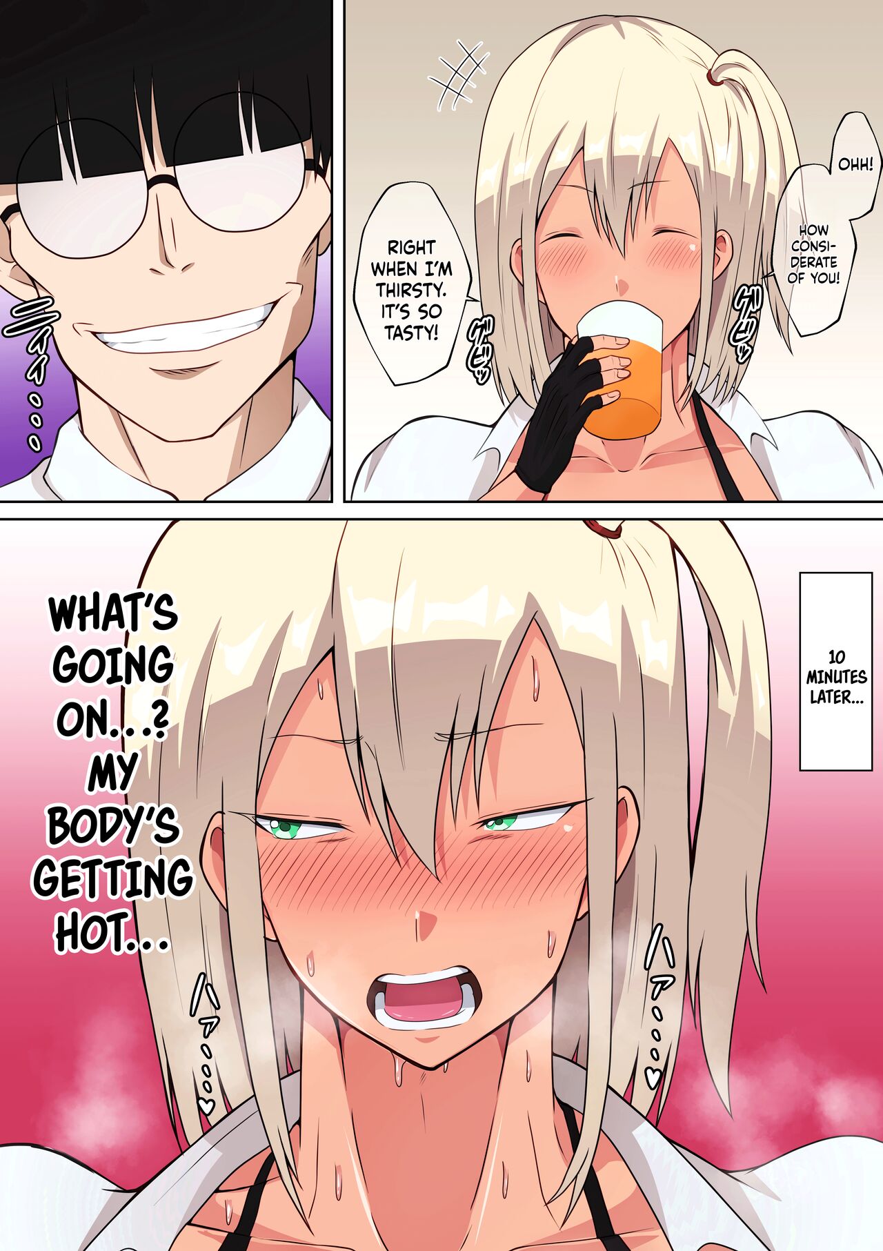 Kenka Saikyou Kinniku JK ga Biyaku Nomasarete Bonyuu Fukidashite Haiboku | The Strongest Muscular Brawler Highschool Girl Gets Drugged and is Defeated as She Spews Out Her Breastmilk page 10 full
