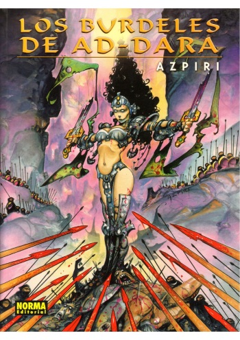 [Alfonso Azpiri] Los Burdeles de Ad-Dara (Spanish) cover