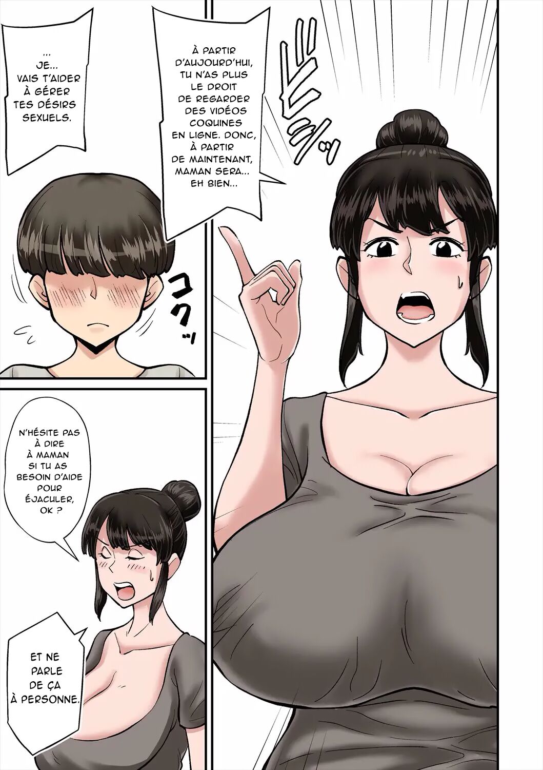 Mama wa Musuko ni Muchuu | La Mere EstFolle De La Bite De Son Fils ! page 4 full