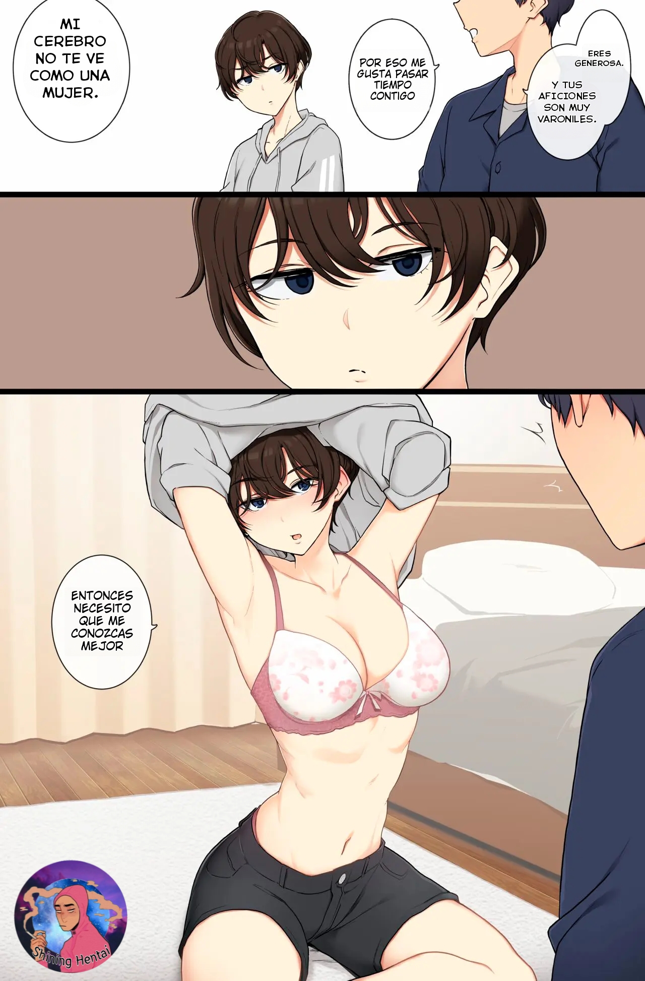 Onnanoko Atsukai Shinai to Mesu Dearu Koto o Wakarasetekuru Boyish Joshi | Una chica juvenil que te demostrará que es mujer si no la tratas como tal page 2 full