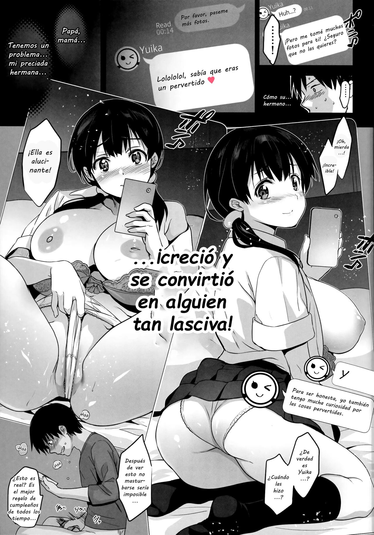 Imouto ga Boku ni Taninboux o Okutte kuru | Mi Hermanita me Está Mandando Videos de Ella Teniendo Sexo con Extraños page 12 full