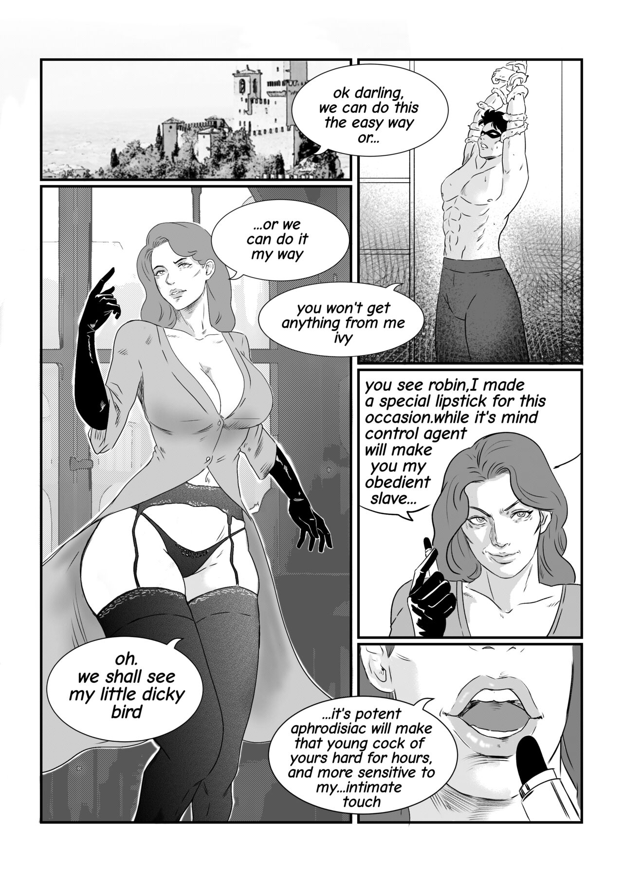 Poison Ivy & Robin: Issue 1 - Elicitation of his Intimate Seed page 2 full
