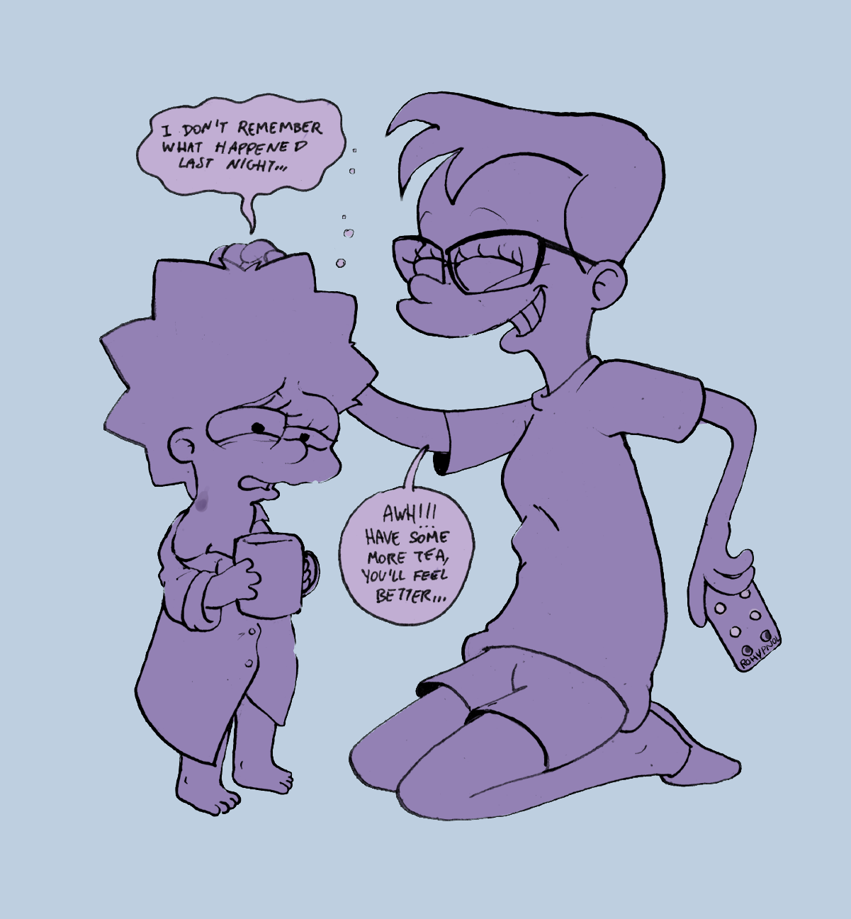 tbrainrot Lisa Simpson page 9 full