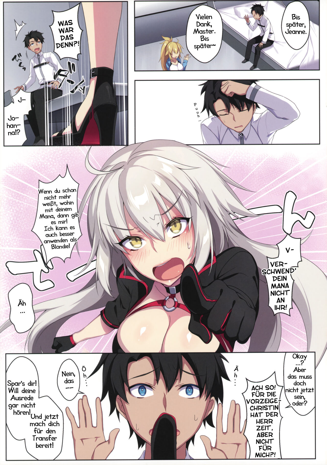 Jeanne Alter wa Maryoku Kyoukyuu o Shitai! | Manatransfer mit Johanna!? page 4 full