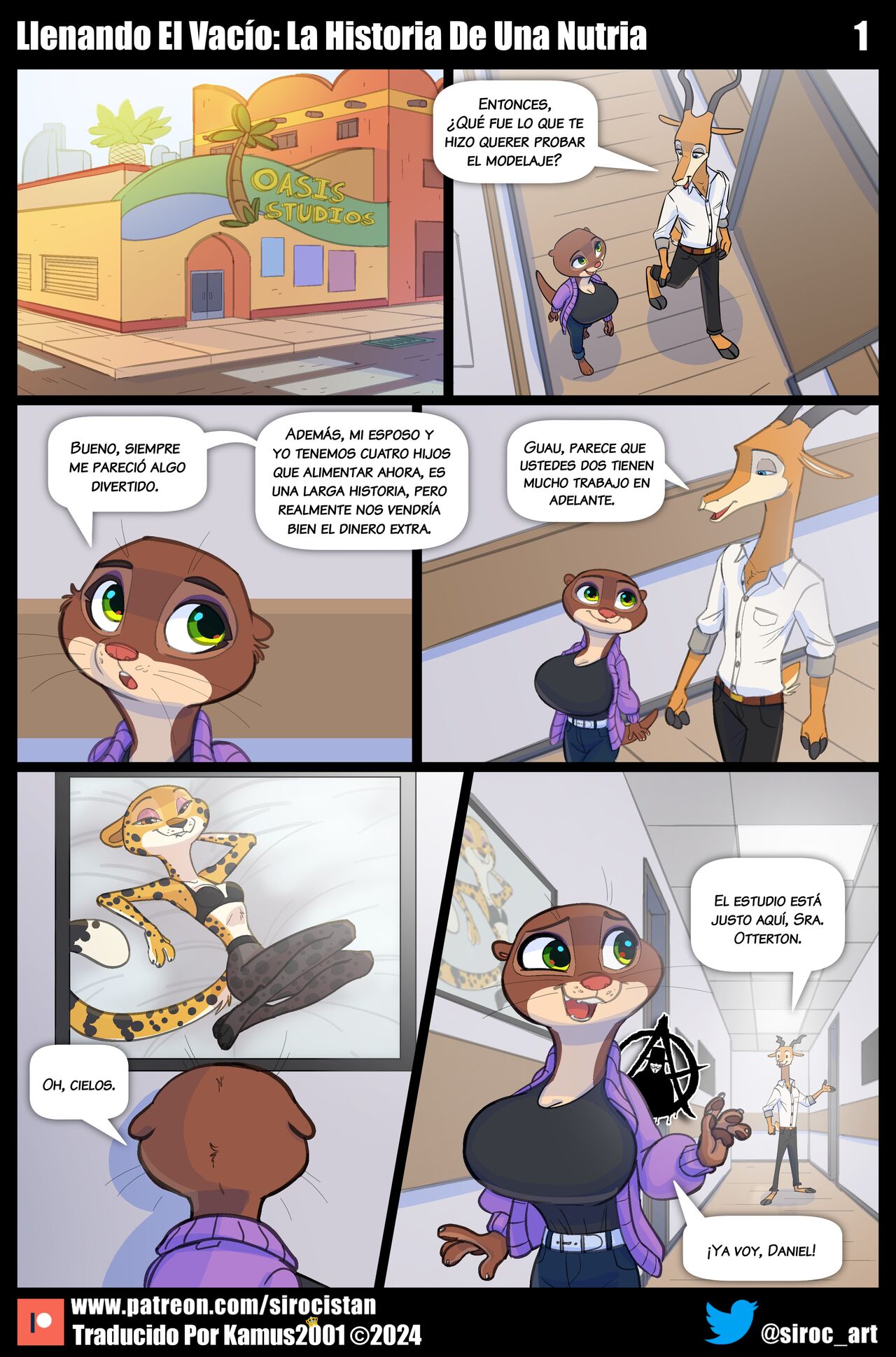 Filling The Void: An Otter's Story page 1 full
