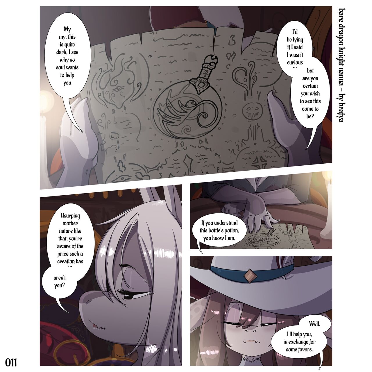 Bare Dragon Knight Nanna page 12 full