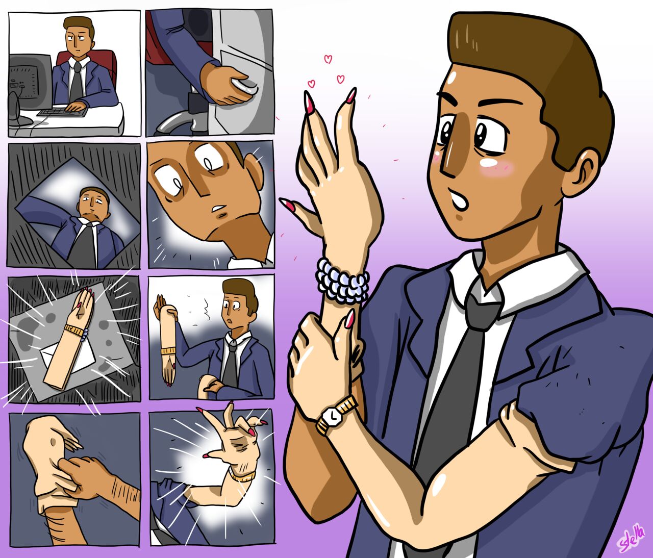 Becoming a Real Secretary 1+2 page 1 full