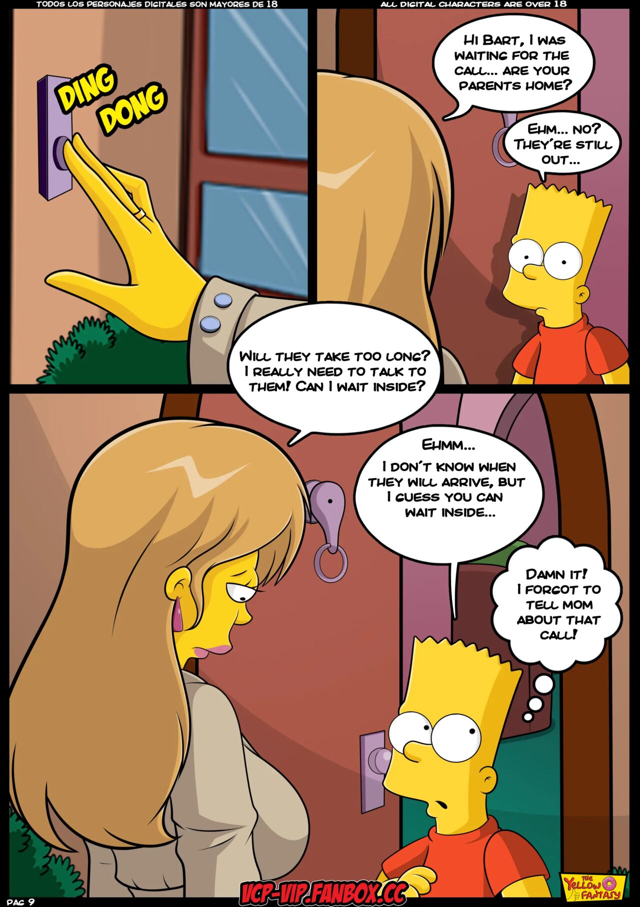 Croc The Yellow Fantasy: Babysitting without Babysitting The Simpsons page 10 full