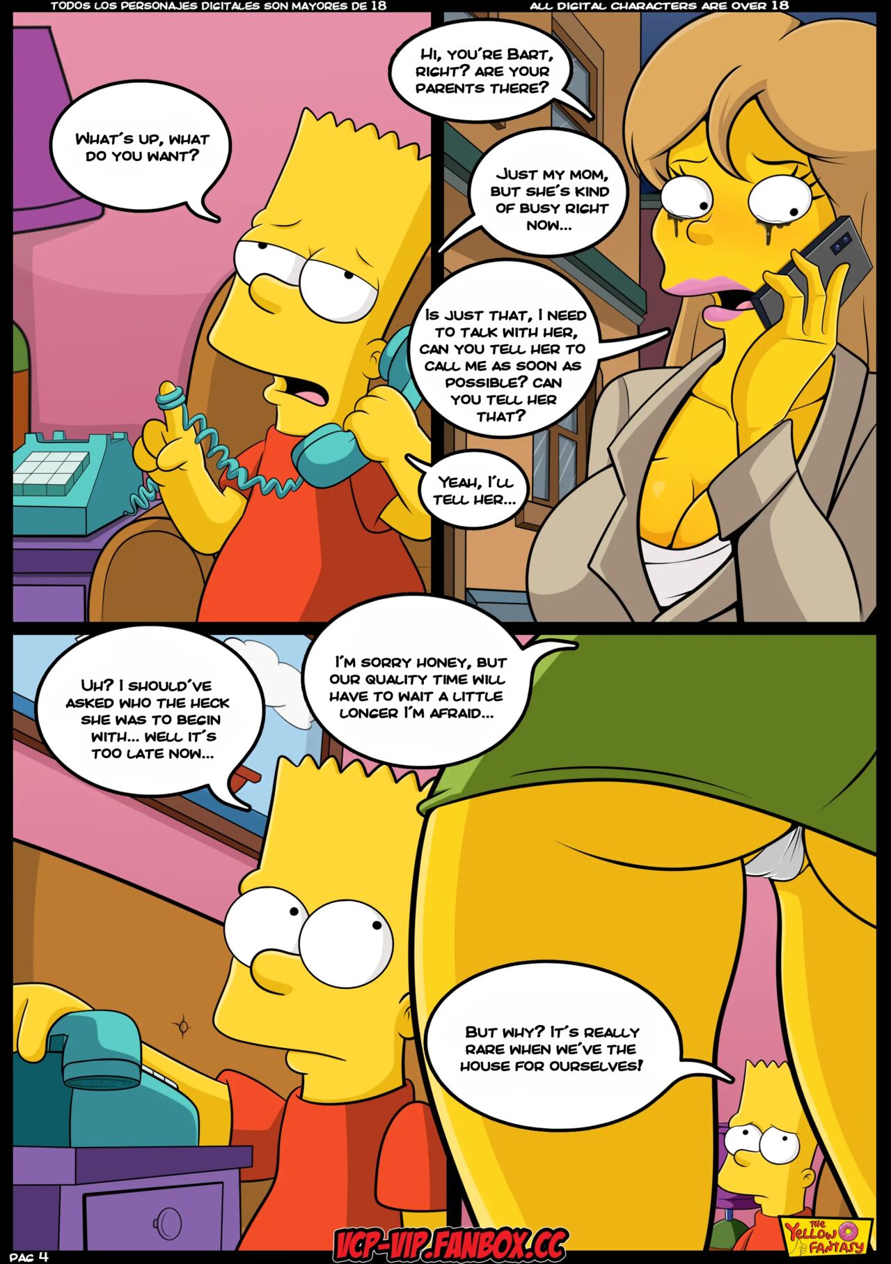 Croc The Yellow Fantasy: Babysitting without Babysitting The Simpsons page 5 full