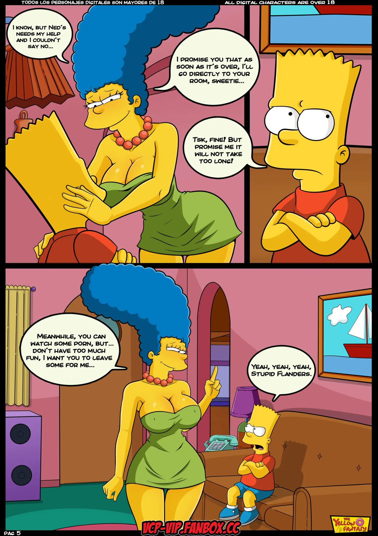 Croc The Yellow Fantasy: Babysitting without Babysitting The Simpsons page 6 full