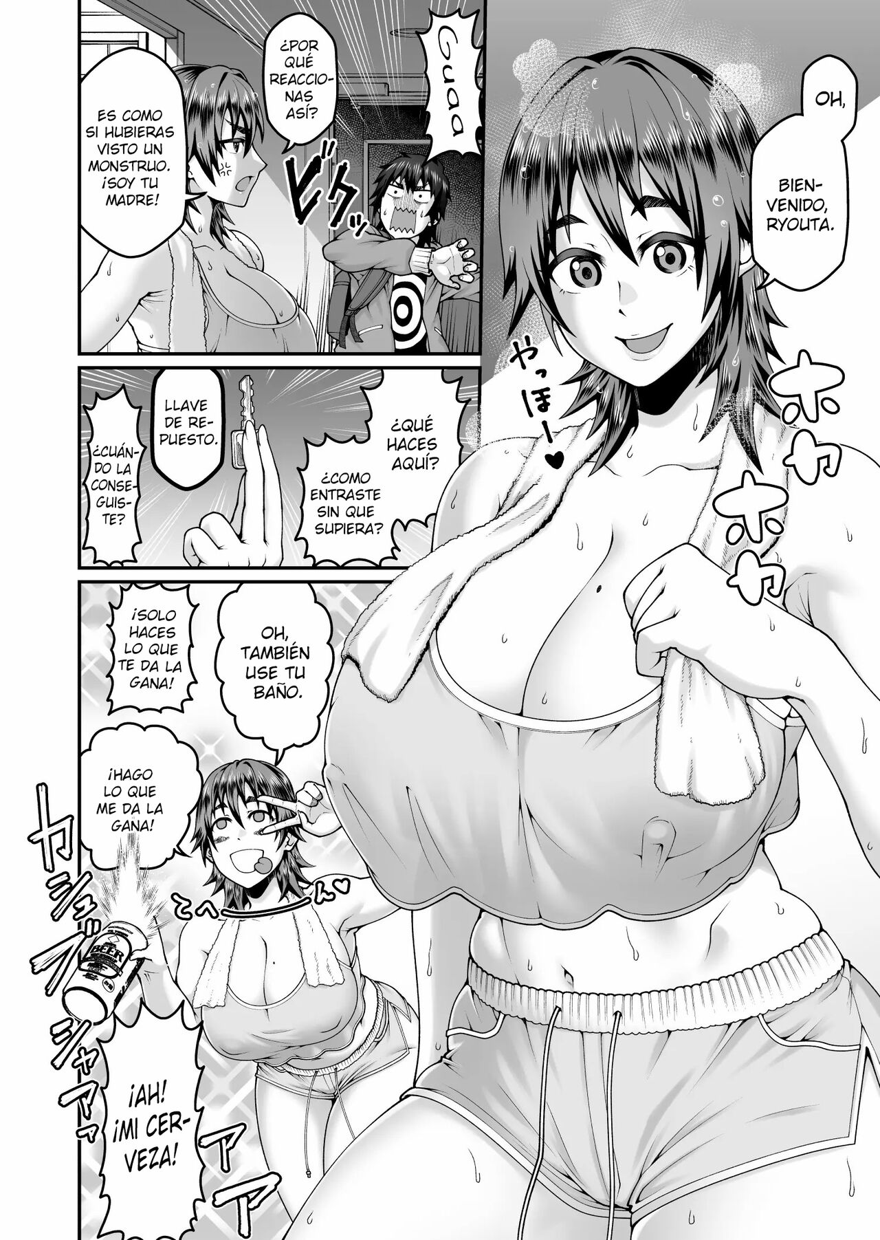 Ore no Kaa-san wa Muboubi de Erosugiru | Mi Mamá Es Demasiado Descuidada Y Ardiente page 3 full