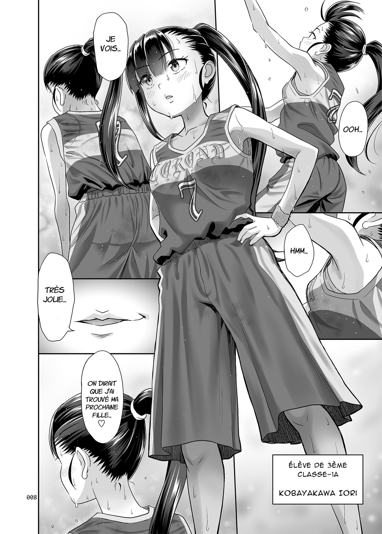 Seishidouin no Oshigoto 3 Mushiatsui Taiiku Souko de Iron na Renshuu o Shitemitara Asedaku ni Natta | Après Tous Ces Exercices Dans la Salle de Stockage Surchauffée, Nous étions Trempés De Sueur. page 7 full