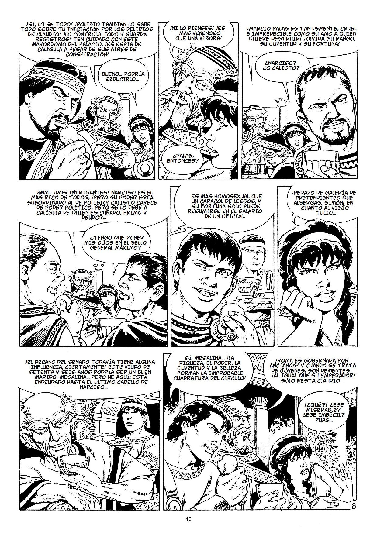 Mesalina - Acto II: El Templo y la Espada page 10 full