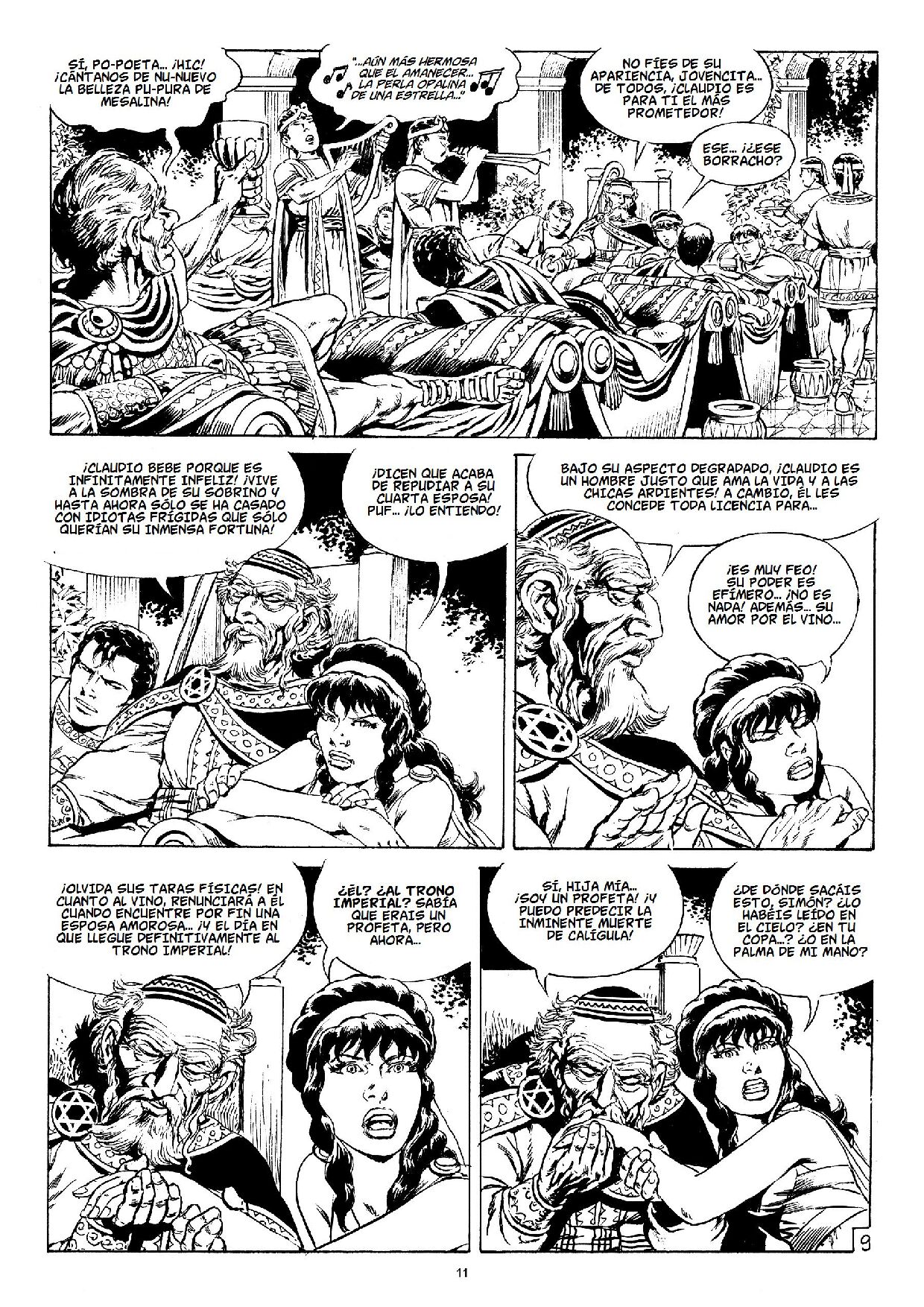 Mesalina - Acto II: El Templo y la Espada page 11 full