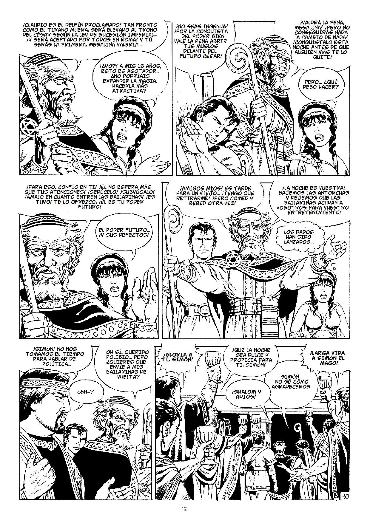 Mesalina - Acto II: El Templo y la Espada page 12 full
