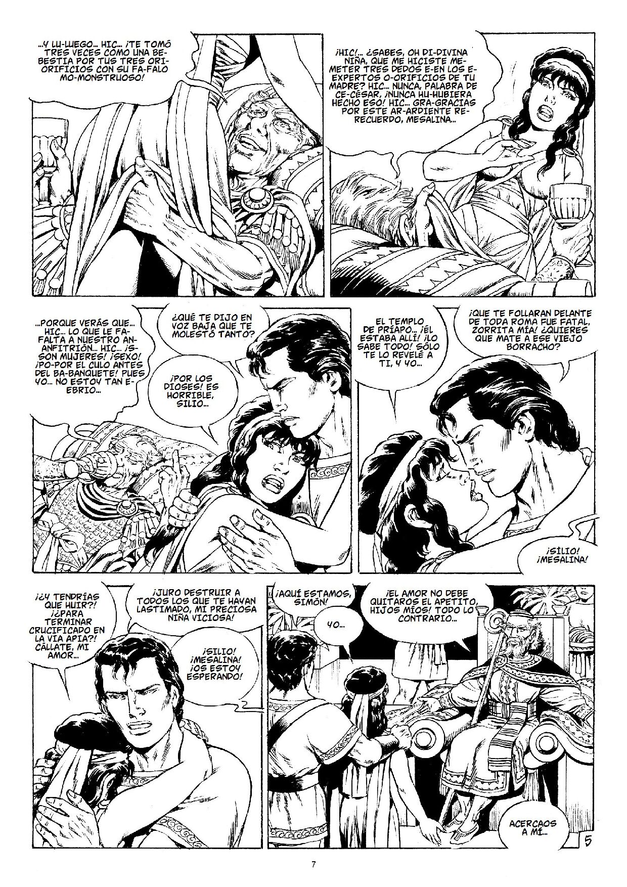 Mesalina - Acto II: El Templo y la Espada page 7 full