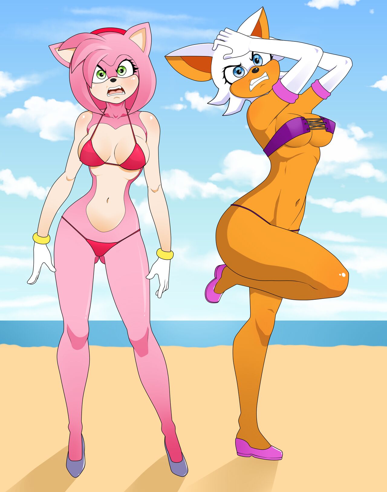 Carmelita and Gadget Bring Beach Justice to the Furry Scene! page 11 full