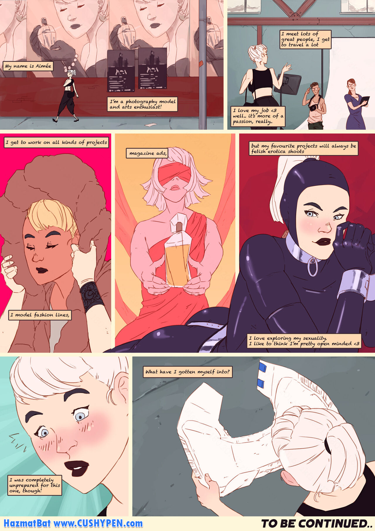 Artist - HazmatBat / Aimée Girl On Film - COMIC page 2 full