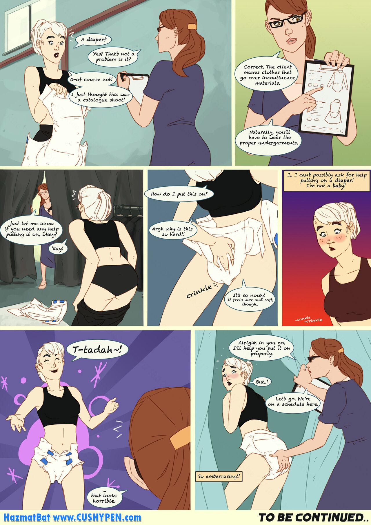 Artist - HazmatBat / Aimée Girl On Film - COMIC page 3 full