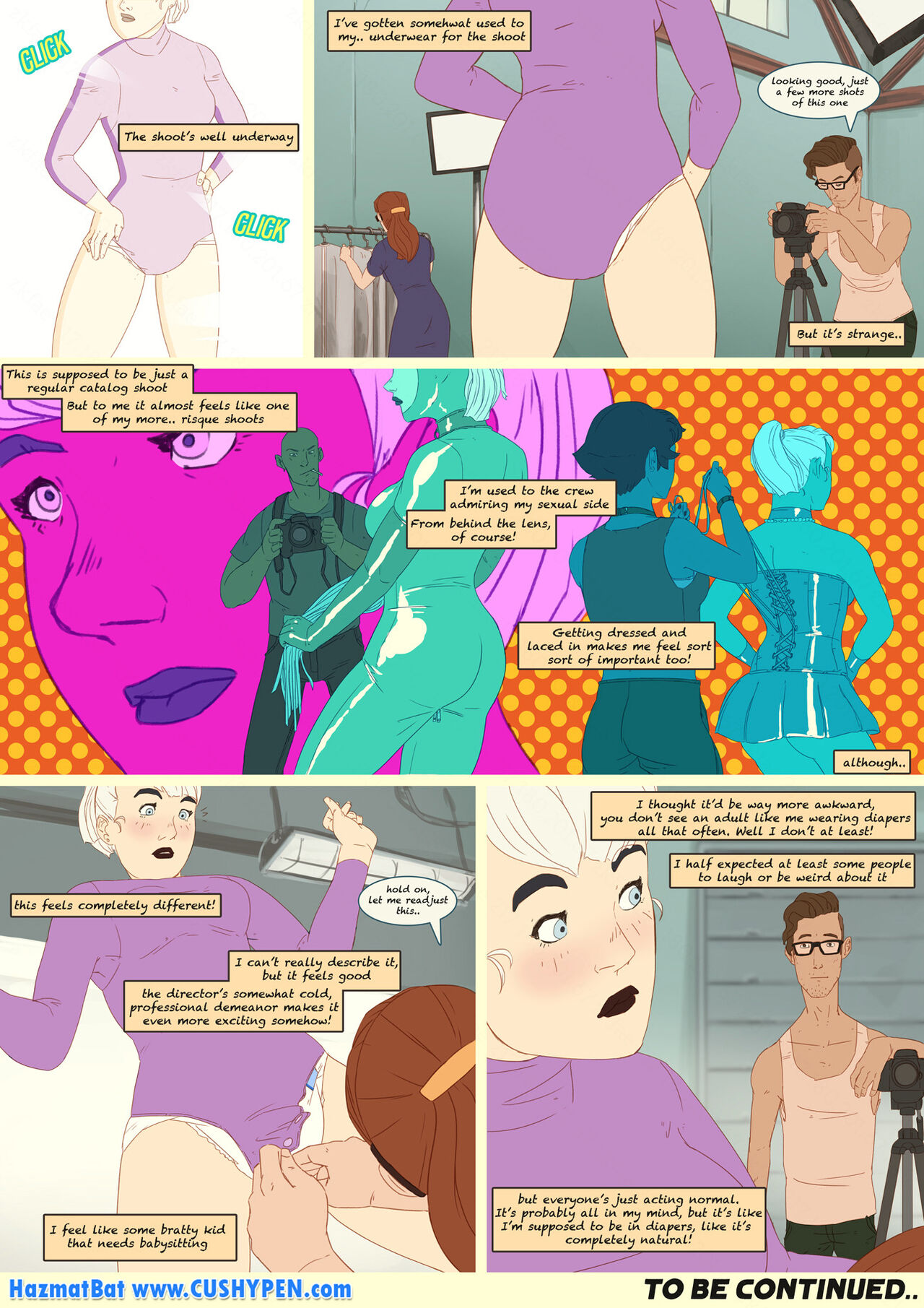 Artist - HazmatBat / Aimée Girl On Film - COMIC page 6 full
