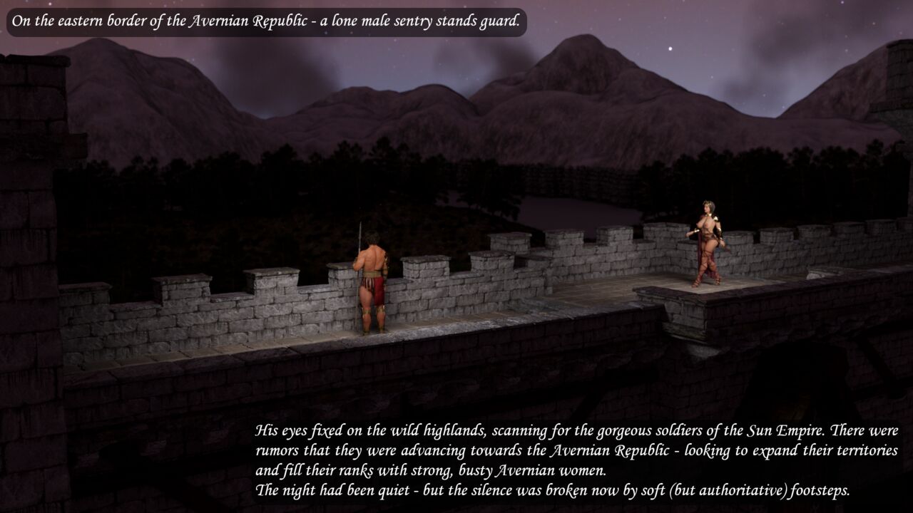 Distracted Sentries page 1 full