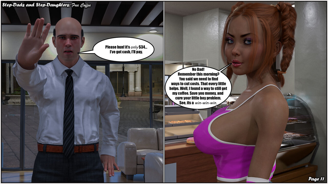 Step-dads and Step-Daughters: Free Coffee - Part 1 page 12 full