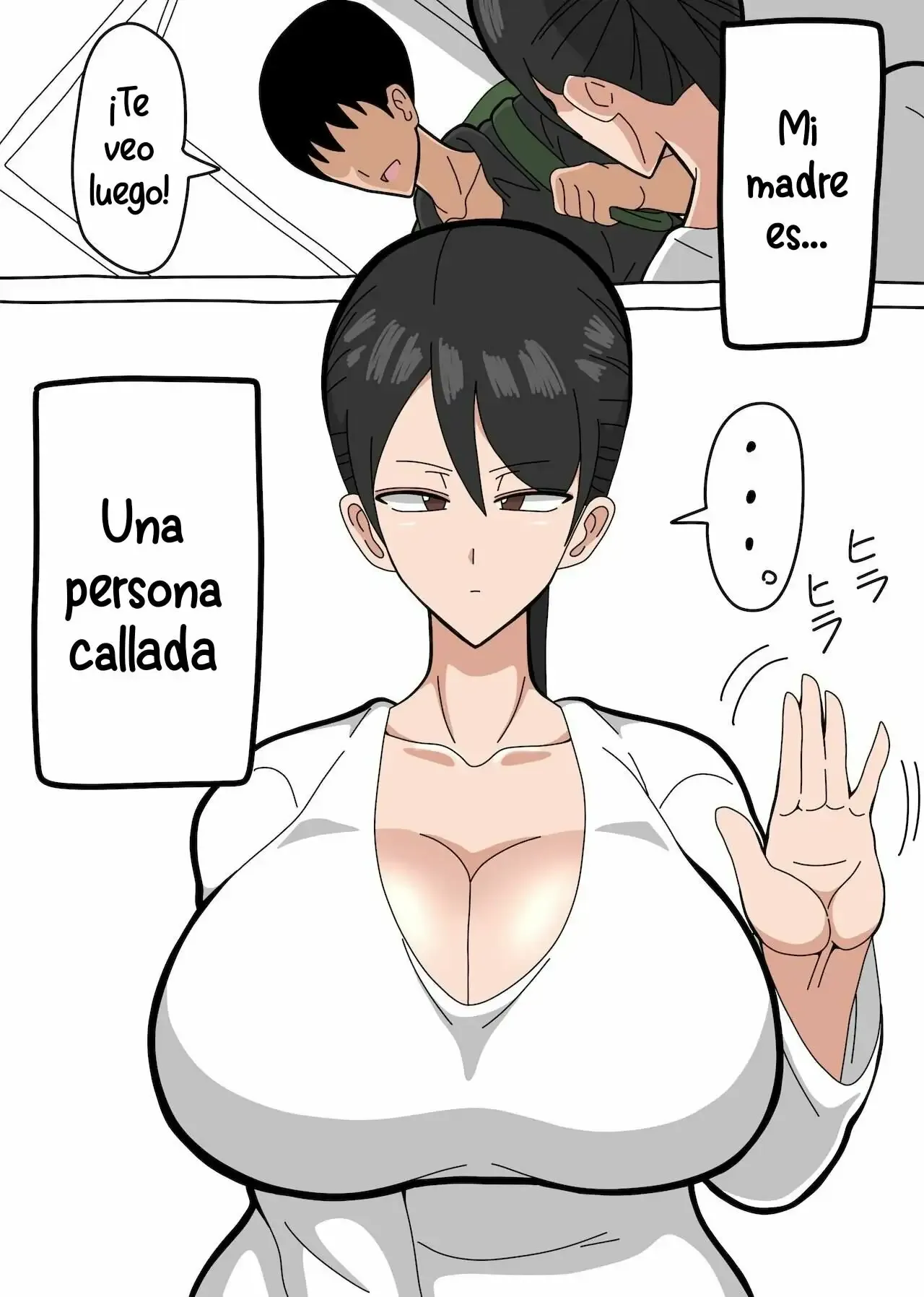 Kaa-san wa Mukuchi de Muhyoujou de Muteikou page 1 full