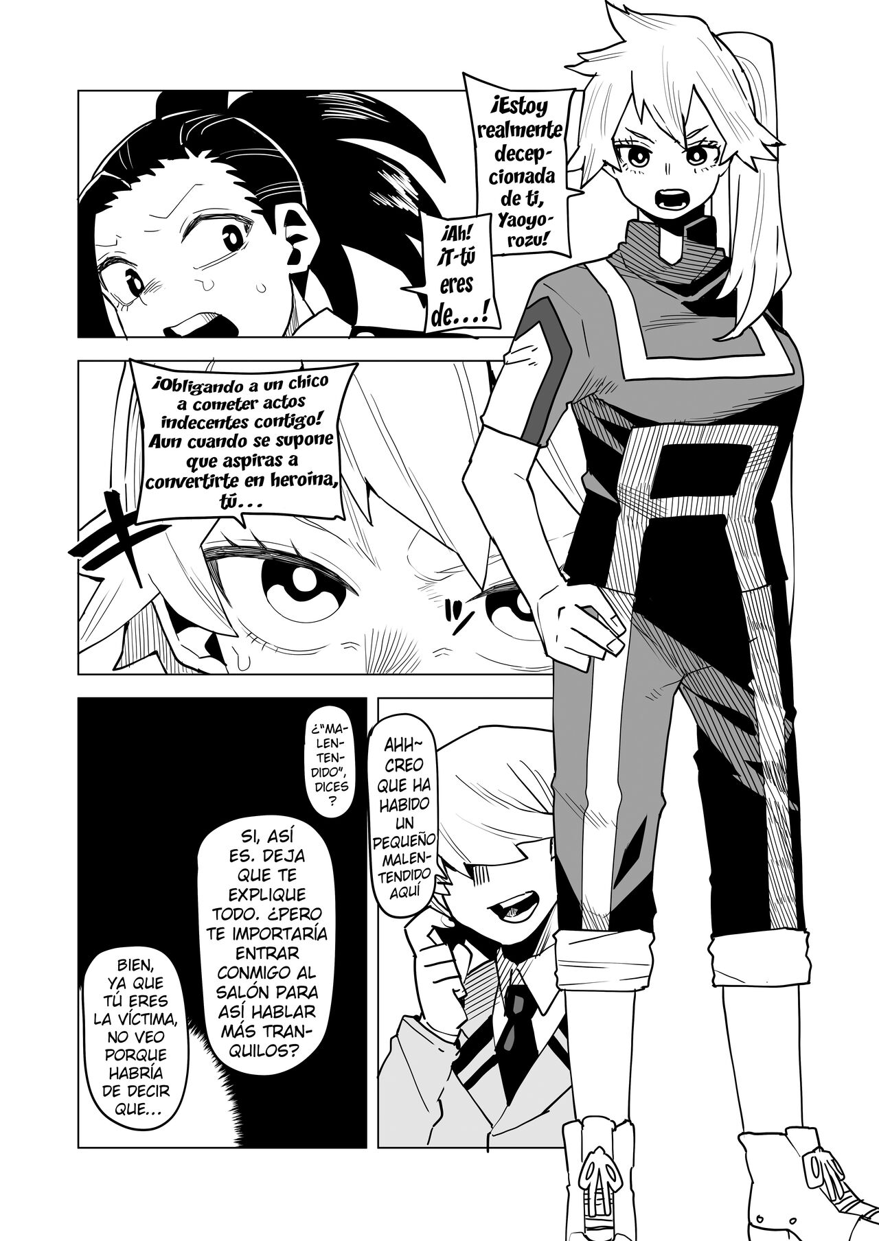 Teisou Gyakuten Mono Kendou Itsuka no Baai | Academia de Héroes & una Moralidad Invertida 15: ~Kendo Itsuka~ page 5 full