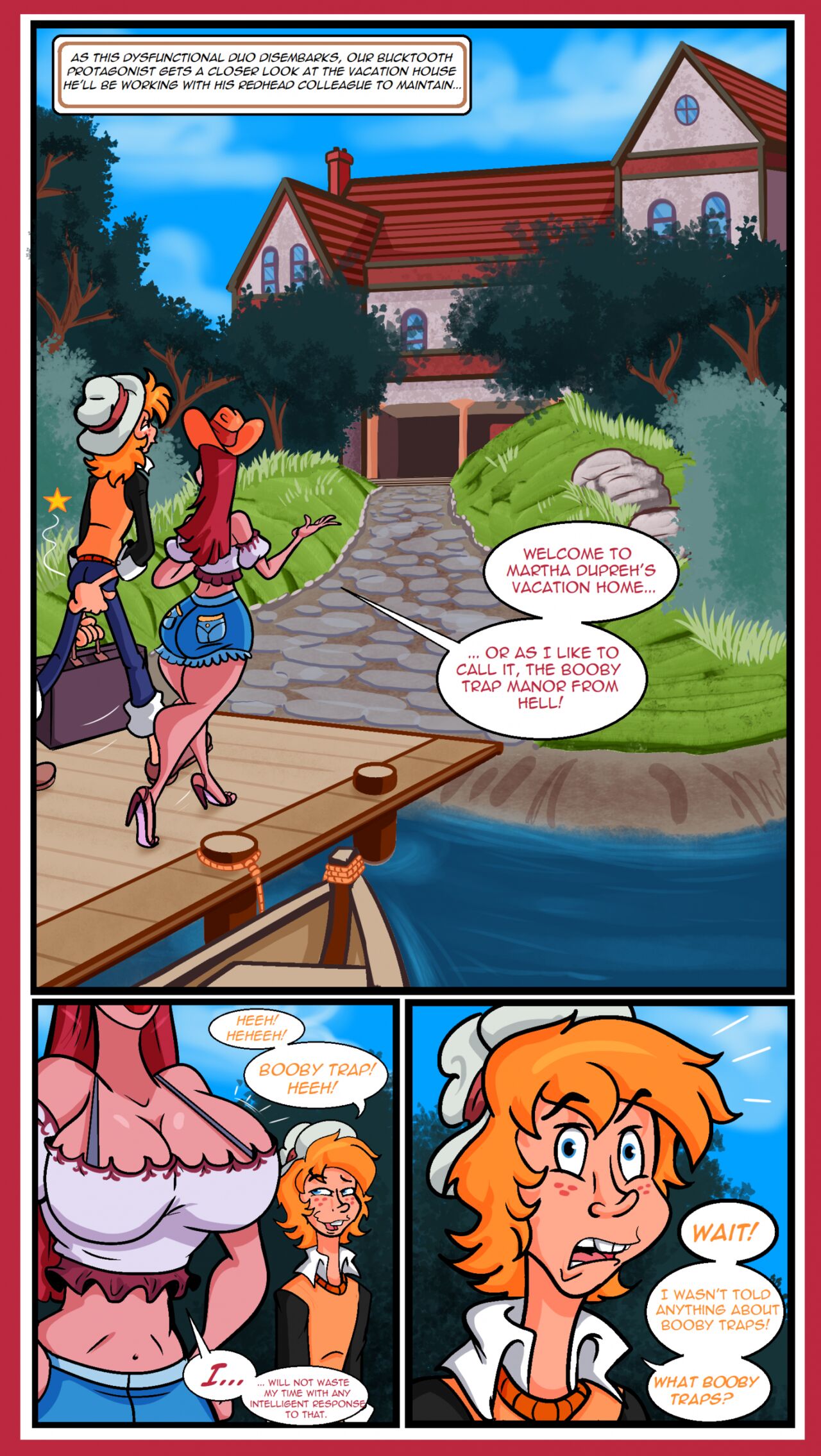 Johnny & Marshie: A House of Boobs page 8 full