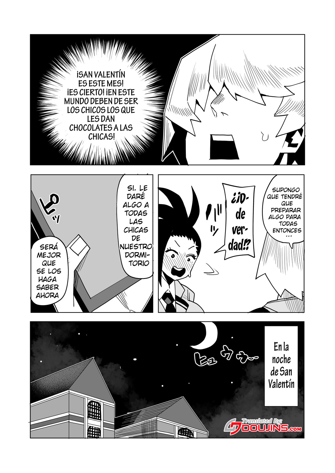 Teisou Gyakuten Mono Valentine no Baai | Academia de Héroes & una Moralidad Invertida 14: ~San Valentín~ page 2 full