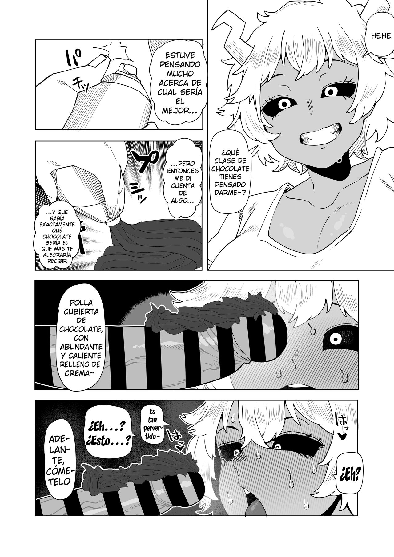 Teisou Gyakuten Mono Valentine no Baai | Academia de Héroes & una Moralidad Invertida 14: ~San Valentín~ page 4 full