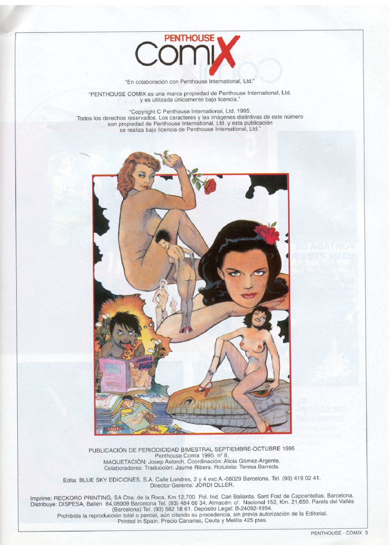 Penthouse Comix #8 page 3 full