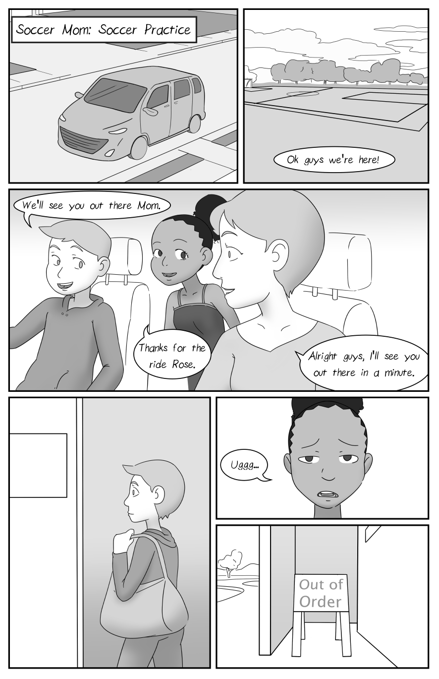 Soccer Mom: Soccer Practice page 1 full