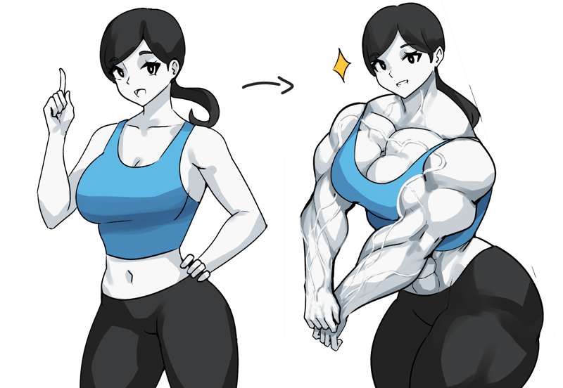 Wii Fit Girl Comic page 1 full