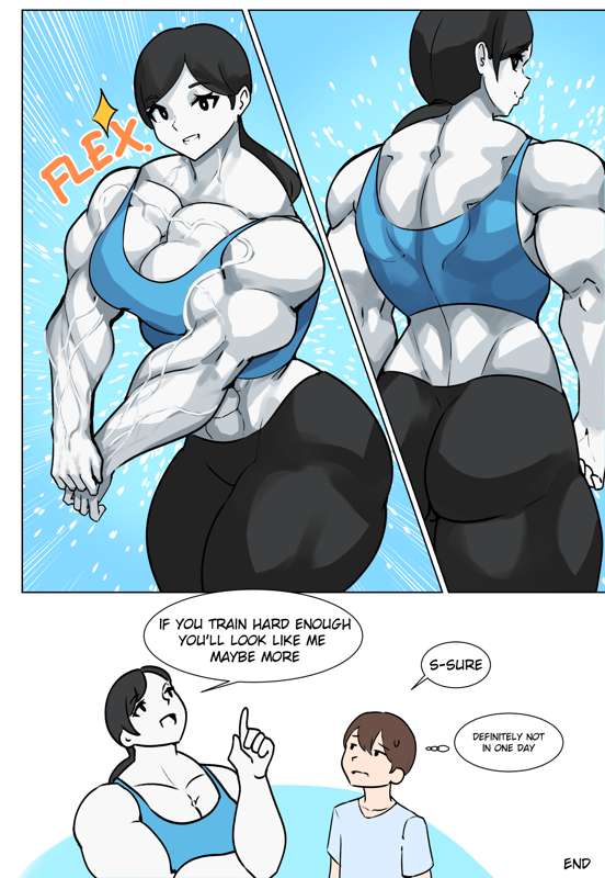 Wii Fit Girl Comic page 8 full