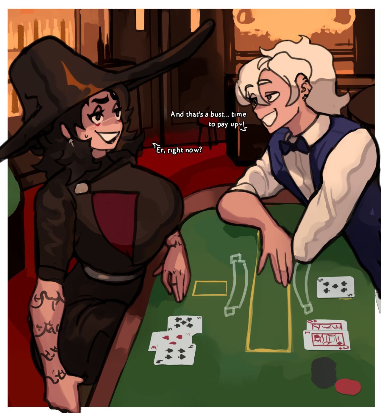 Aza and Marc play blackjack page 1 full